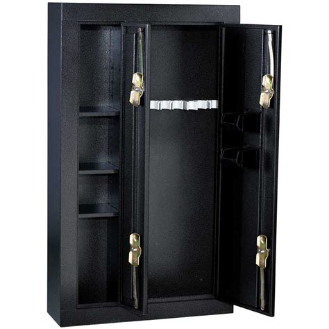 homak 8 gun double door steel security cabinet black|homak double door gun cabinet.